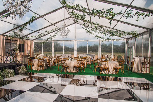 Tented Private Residence Wedding Reception in Houston, Texas