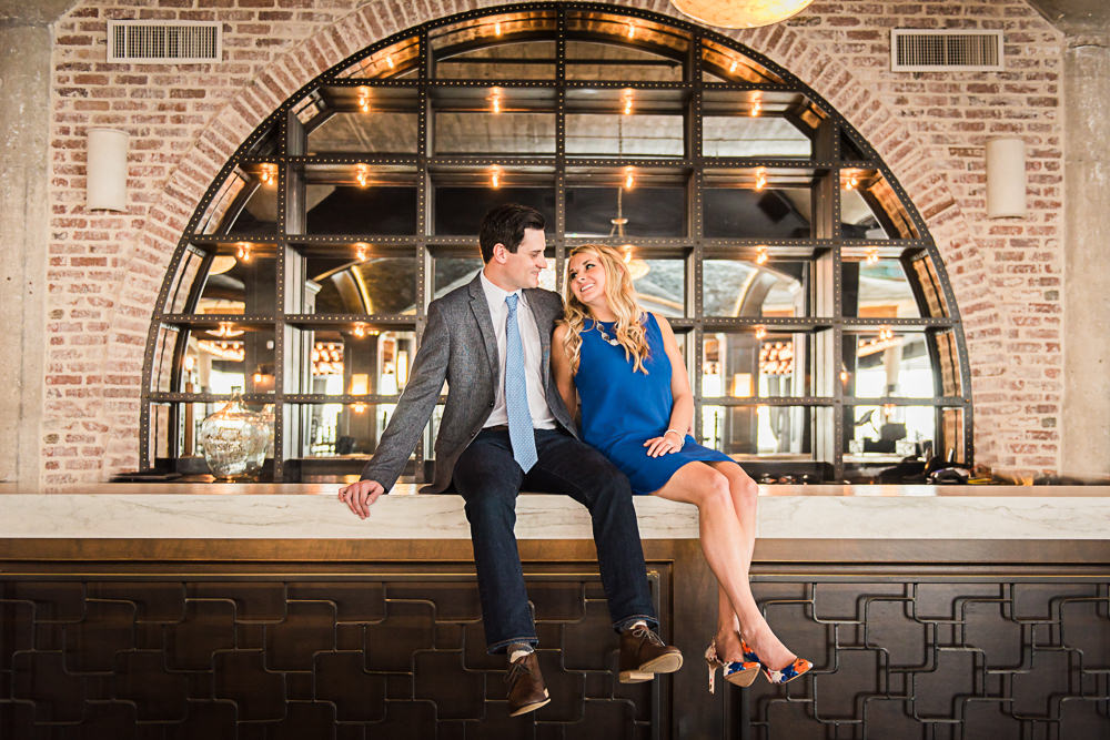 Whitney & Joey’s Engagement Portraits at The Astorian