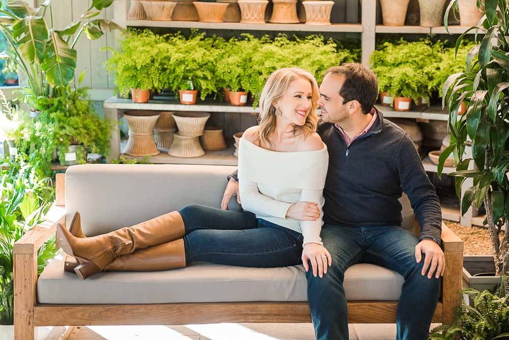 Emily & Mauri’s Tiny Boxwoods Houston Engagement Portraits