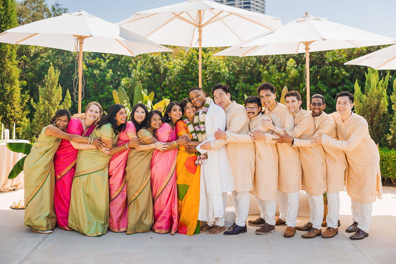 Outdoor Hindu Fusion Wedding
