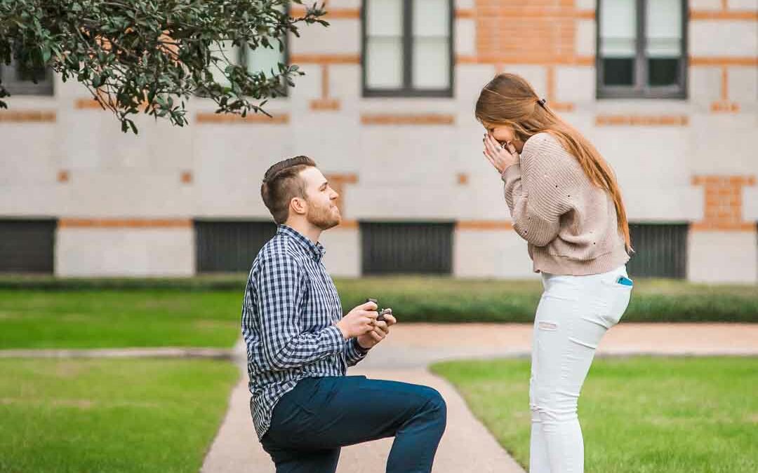 Rice University Proposal Photographer