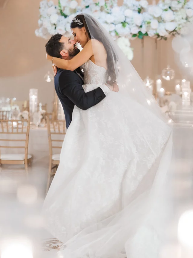 Loriana and Stevie’s ballroom reveal just might be my new favorite! 😍💀 #blownaway 

These two families sure do know how to throw an incredible celebration!  They went all out on the dance floor til midnight — drums 🥁 and all!

Shout out to everyone that contributed to making this wedding a reality — you all deserve a standing ovation.

Venue - @houstonianhotel 
Planning - @cocktailswithconfettievents 
Photo - @natemessphoto
Floral - @thistleandgracedesign 
Dance Floor, Pin Lights and Confetti Canon- @elevatedavproduction 
Cake - @susiescakes.houston 
DJ, Sound and Lighting - @djrami_ @woweventshouston 
Zaffah Band -  @zaffadabketexas 
Band - @chrishawat 
HAMU - @hairsprayandhighlight 
Filmmaking - @candeofilms 
Dress - @pallascoutureprivee @iconicbridedallas
